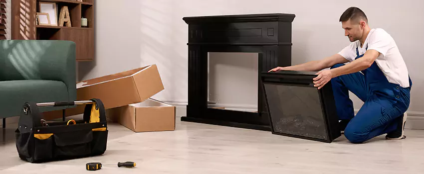 Old Rusted Metal Fireplace Repair And Replacement in Staunton, VA