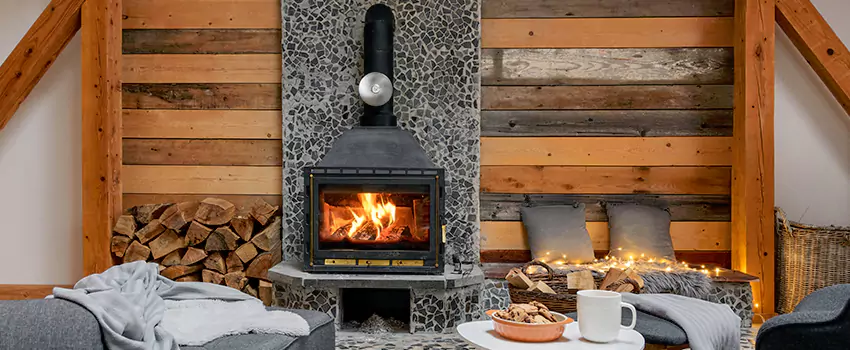 Thelin Hearth Products Direct Vent Gas Stove Fireplace Inspection in Staunton, Virginia